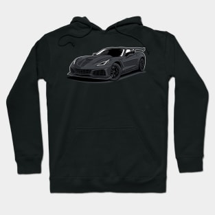 Corvette ZR1 (Black) Hoodie